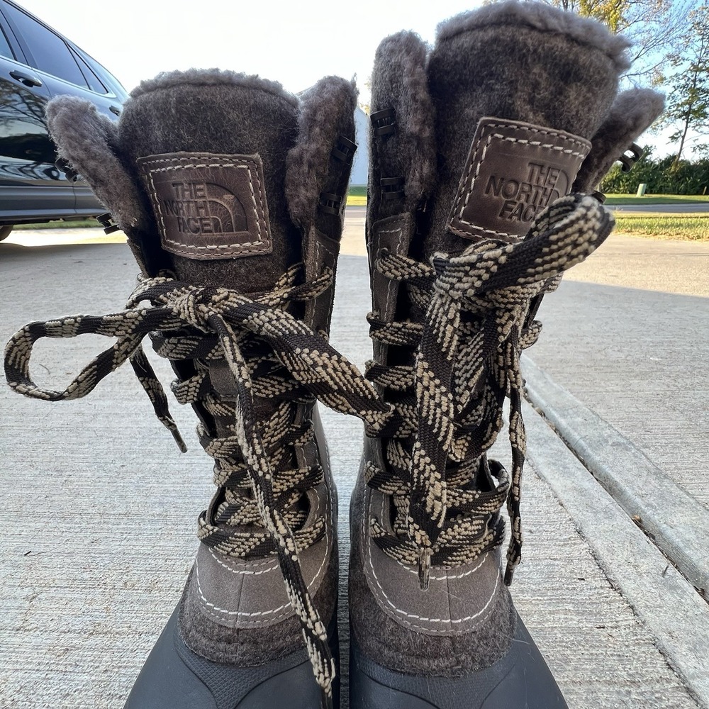 THE NORTH FACE Shellista III Waterproof Insulated Brown Winter Boot US 6 - Picture 5 of 14
